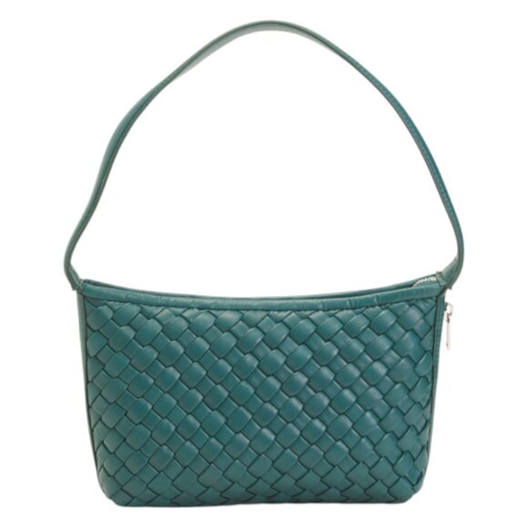WALTER BAKER Leather Hazel Hand Woven Shoulder Bag